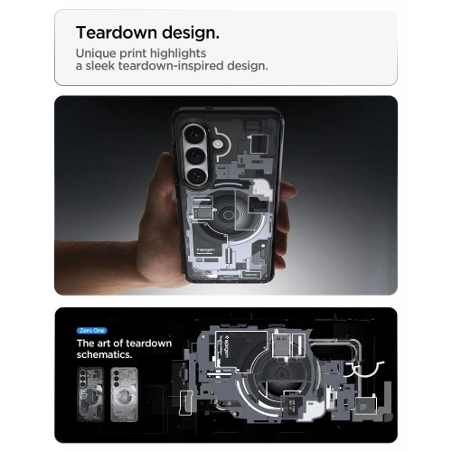 Etui Spigen Ultra Hybrid Mag MagSafe do Samsung Galaxy S26 Zero One Black