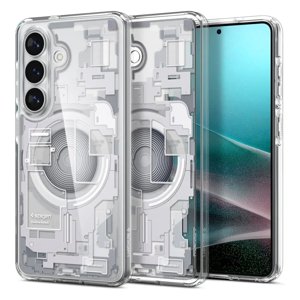 Etui Spigen Ultra Hybrid Mag MagSafe do Samsung Galaxy S26 Zero One White