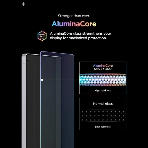 Szkło hartowane Spigen Glas.tr EZ Fit Pro AluminaCore HD do Samsung Galaxy S26 Clear [2 PACK]