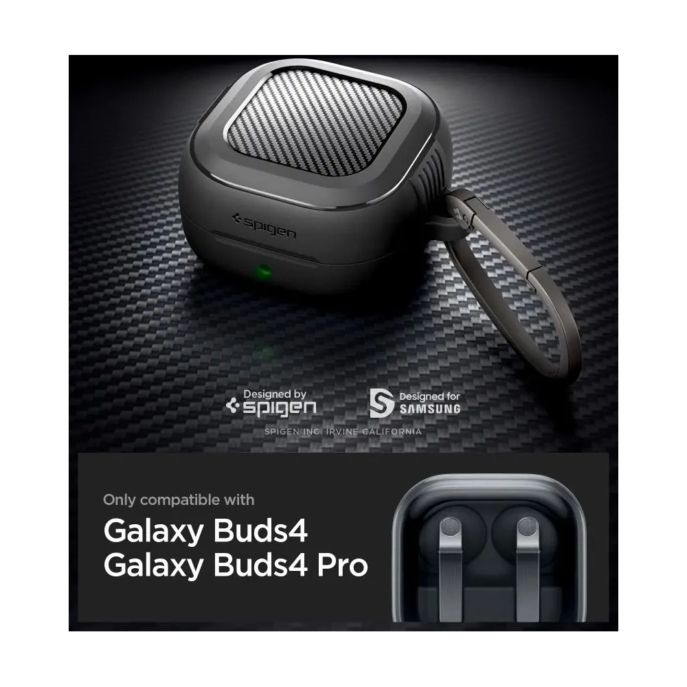 Etui Spigen Rugged Armor do Samsung Galaxy Buds 4 / 4 Pro Matte Black