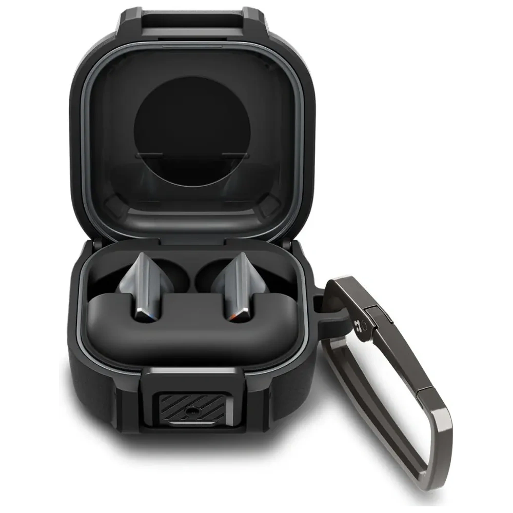 Etui Spigen Lock Fit do Samsung Galaxy Buds 4 / 4 Pro Matte Black