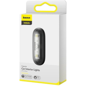 Baseus Capsule car lamp for interior lighting, 2 pcs. (black)