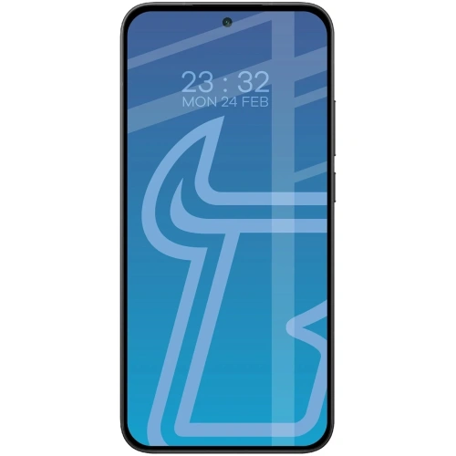 Etui z pierścieniem magnetycznym + szkło hartowane Bizon MatteO Pack do Xiaomi POCO F7, przydymione-beżowe