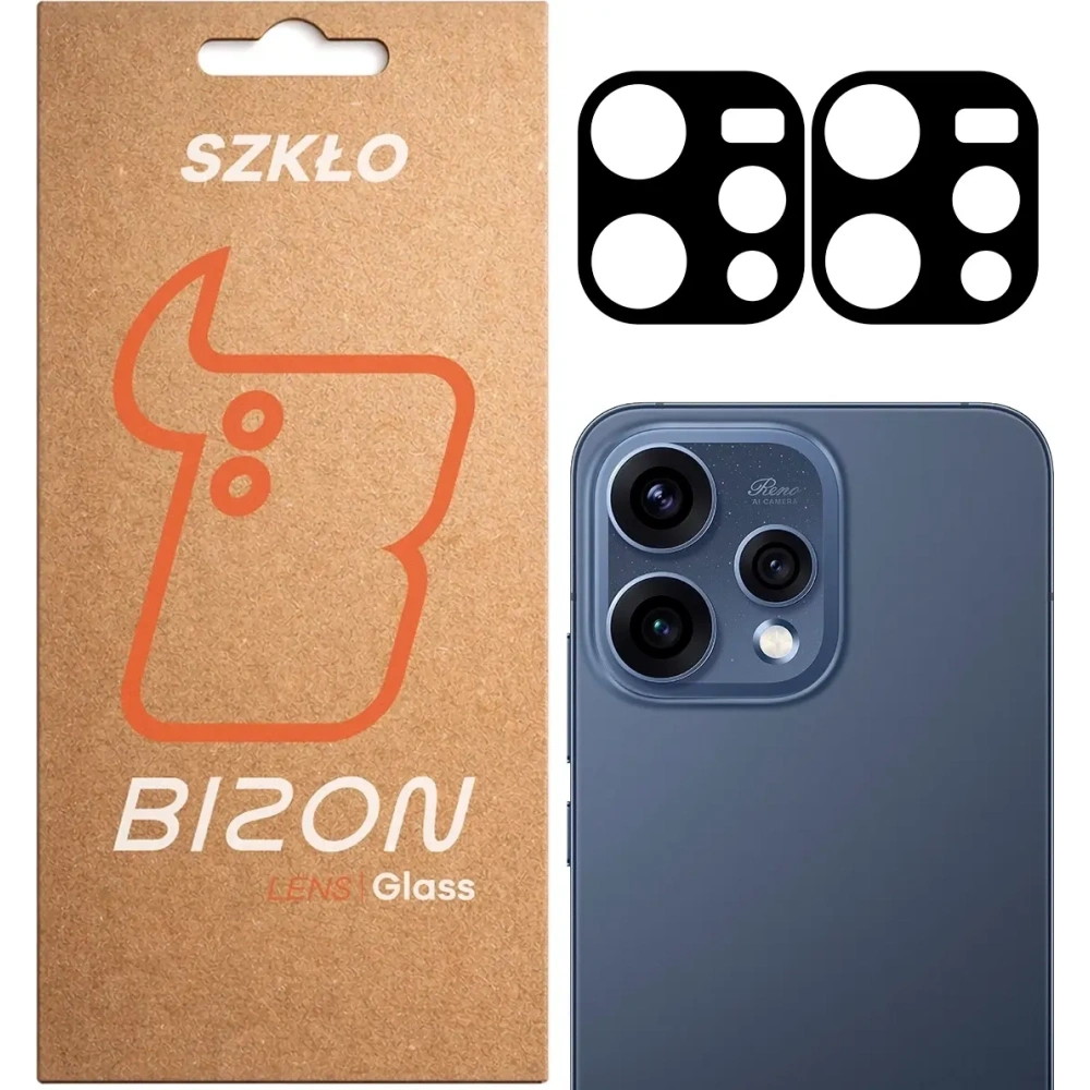 Szkło na aparat Bizon Glass Lens do Oppo Reno 15 [2 PACK]