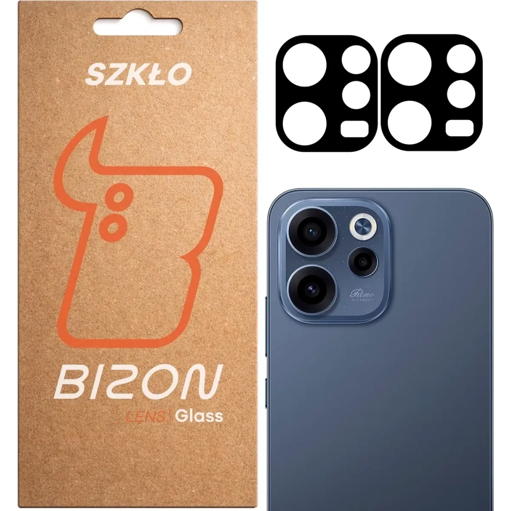 Szkło na aparat Bizon Glass Lens do Oppo Reno 15 F / FS [2 PACK]