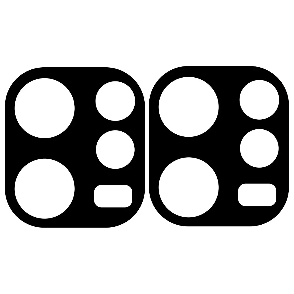 Szkło na aparat Bizon Glass Lens do Oppo Reno 15 F / FS [2 PACK]