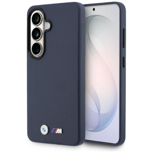 Etui BMW M Metal Logo MagSafe do Samsung Galaxy S26 granatowy