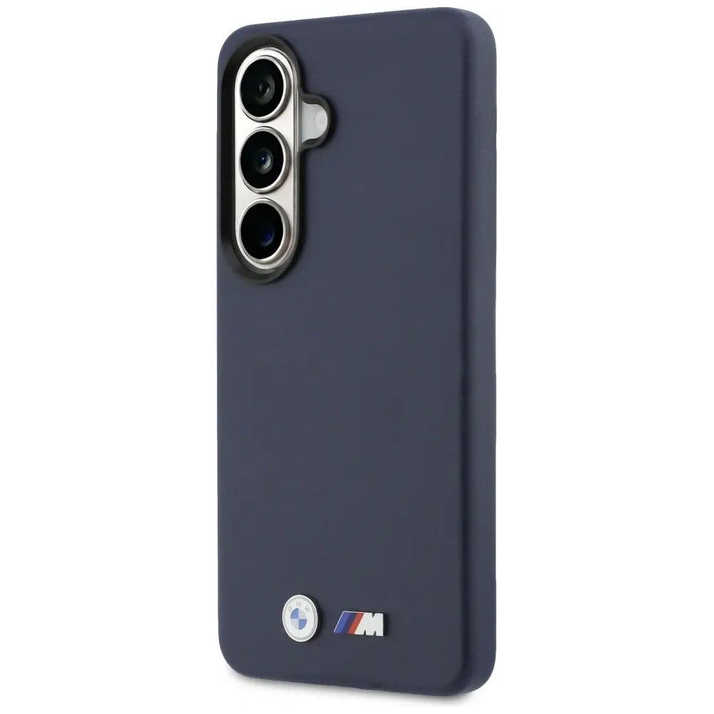 Etui BMW M Metal Logo MagSafe do Samsung Galaxy S26 granatowy