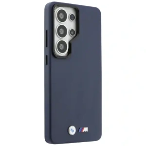 Etui BMW M Metal Logo MagSafe do Samsung Galaxy S26 Ultra granatowy