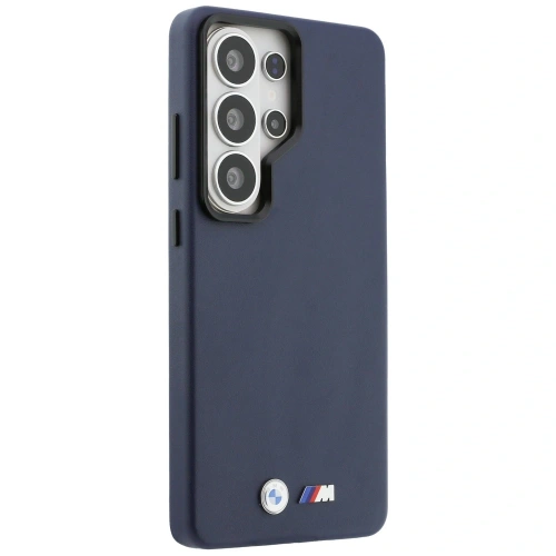 Etui BMW M Metal Logo MagSafe do Samsung Galaxy S26 Ultra granatowy