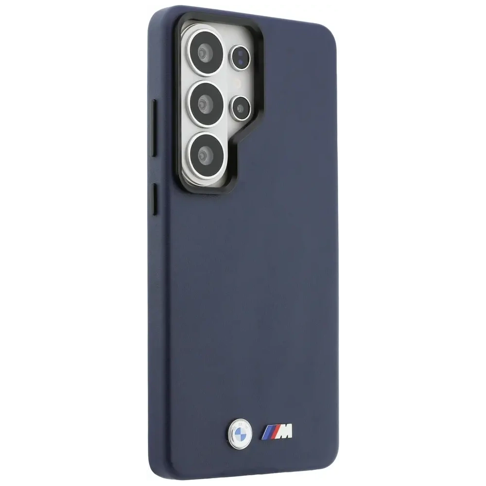 Etui BMW M Metal Logo MagSafe do Samsung Galaxy S26 Ultra granatowy