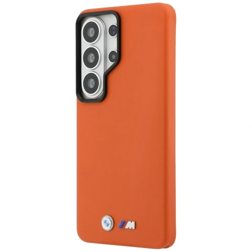 Etui BMW M Metal Logo MagSafe do Samsung Galaxy S26 Ultra pomarańczowy