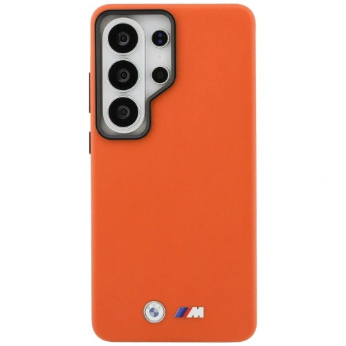 Etui BMW M Metal Logo MagSafe do Samsung Galaxy S26 Ultra pomarańczowy