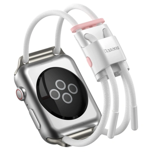 Buy Baseus Let\'s Go strap Apple Watch 3/4/5 42mm/44mm (white&pink) - BSU1713WHTPNK - {ean13} - Home Screen Store Europe