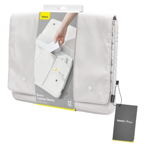 Buy Baseus Basics laptop case for laptops up to 13'' (Buff) - BSU1714WHT - {ean13} - Home Screen Store Europe