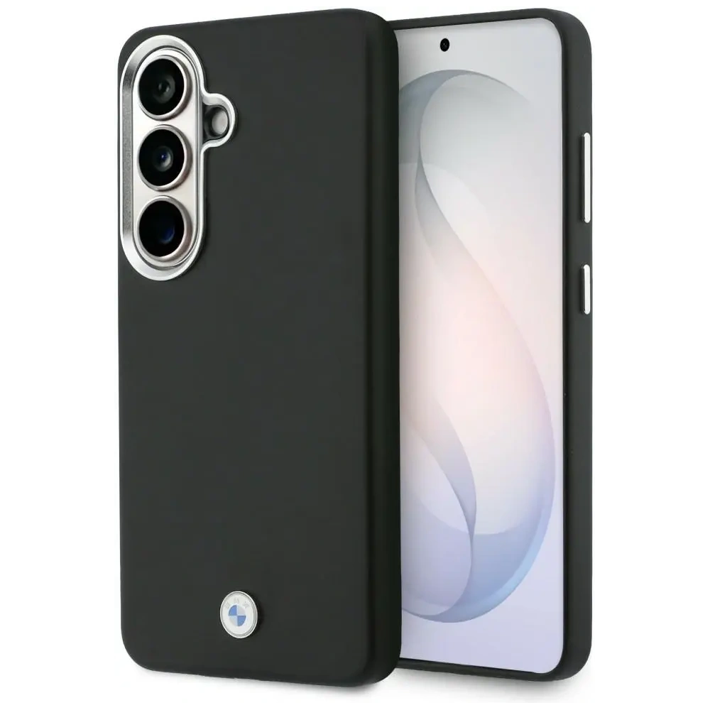 Etui BMW Sign Metal Logo MagSafe do Samsung Galaxy S26+ Plus czarny