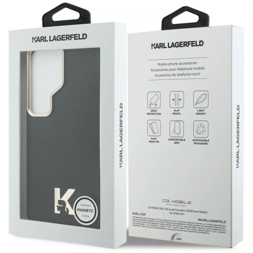 Etui Karl Lagerfeld K Metal Logo MagSafe do Samsung Galaxy S26 Ultra czarny