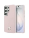 Etui Karl Lagerfeld K Metal Logo MagSafe do Samsung Galaxy S26 Ultra różowy