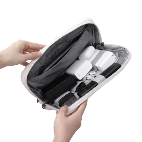 Buy Baseus Basics L case for accessories, shock resistant, waterproof 260x150x60mm (Buff) - BSU1719WHT - {ean13} - Home Screen Store Europe