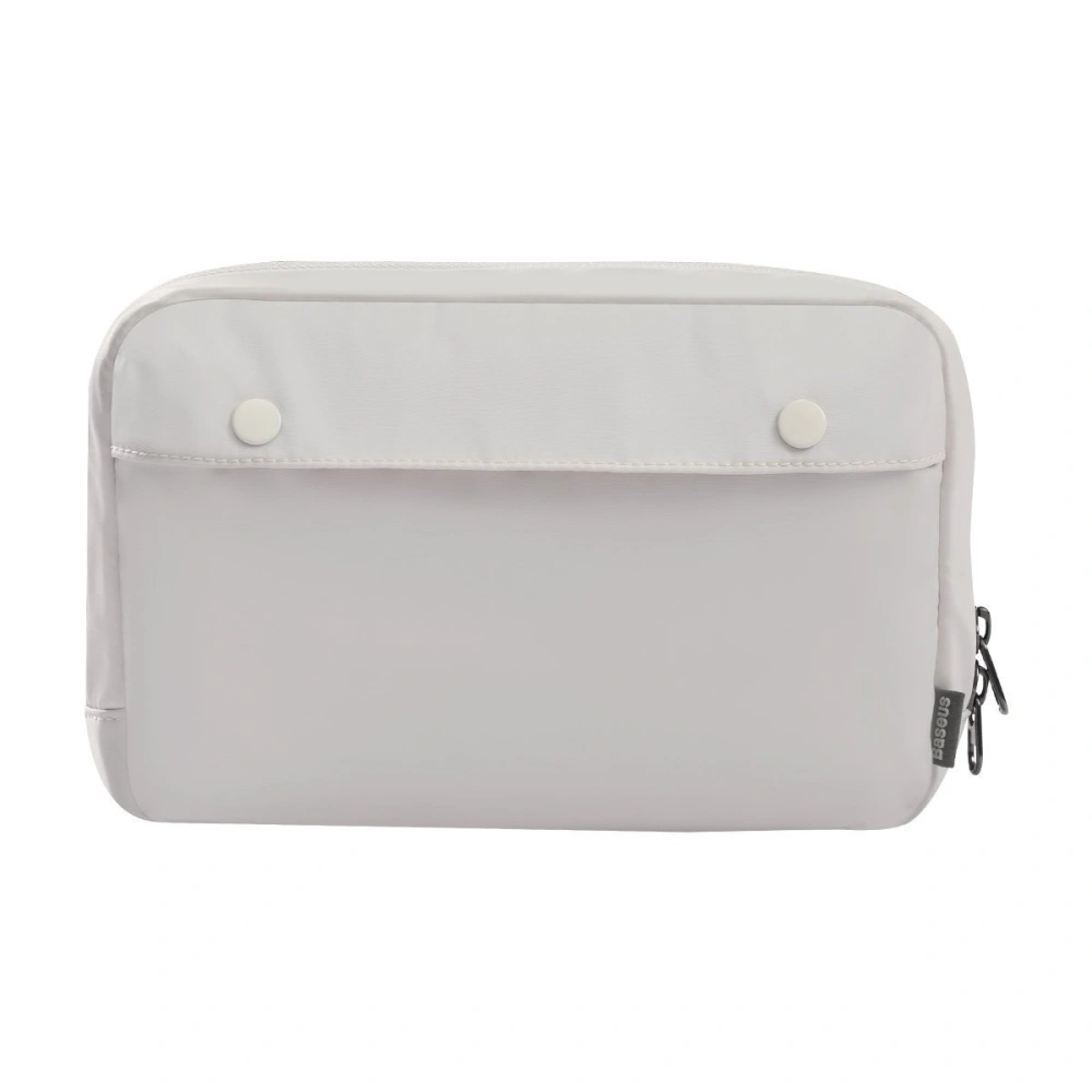 Etui Baseus Basics S na akcesoria, wstrząsoodporne, wodoodporne 220x140x60mm (białe)