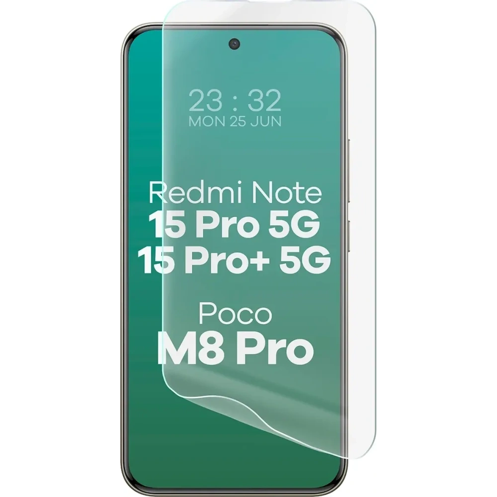Folia hydrożelowa na ekran Bizon Film Hydrogel Front do Xiaomi Redmi Note 15 Pro 5G / 15 Pro+ Plus 5G / POCO M8 Pro 5G