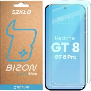 Szkło hartowane Bizon Glass Clear Duo do Realme GT 8 / 8 Pro [2 PACK]