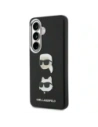 Etui Karl Lagerfeld Saffiano Double Heads Metal do Samsung Galaxy S26+ Plus czarny