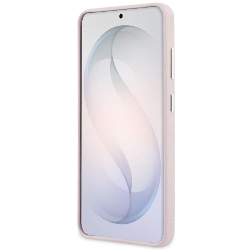 Etui Karl Lagerfeld Saffiano KC Metal Logo MagSafe do Samsung Galaxy S26 różowy