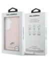 Etui Karl Lagerfeld Saffiano KC Metal Logo MagSafe do Samsung Galaxy S26 różowy