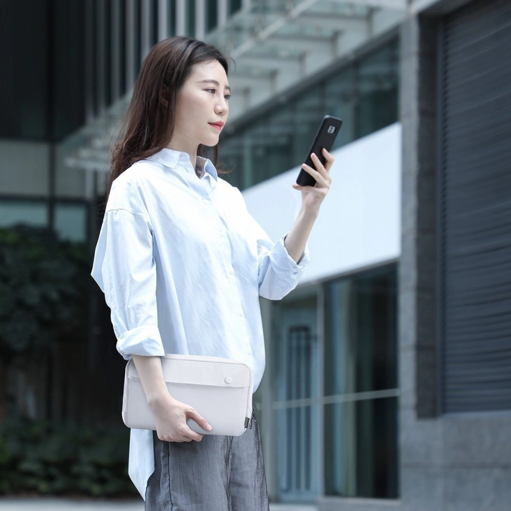 Etui Baseus Basics S na akcesoria, wstrząsoodporne, wodoodporne 220x140x60mm (białe)