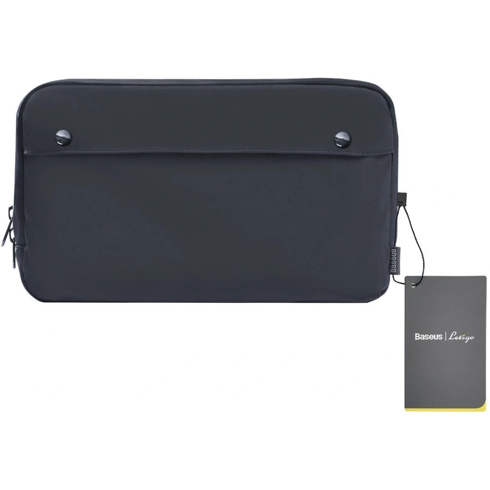 Etui Baseus Basics S na akcesoria, wstrząsoodporne, wodoodporne 220x140x60mm (grafitowe)