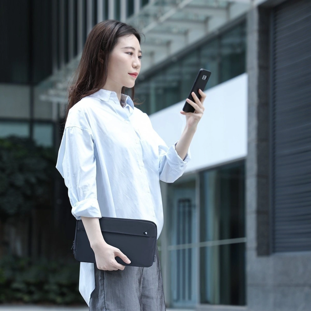 Etui Baseus Basics S na akcesoria, wstrząsoodporne, wodoodporne 220x140x60mm (grafitowe)