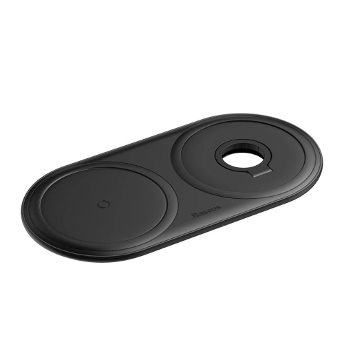Kup Încărcător wireless inductiv 2 în 1 Baseus Planet, smartphone + Apple Watch, 24W (negru) - BSU1725BLK - {ean13} - Sklep Home Screen