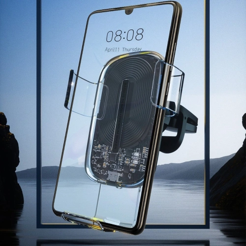 Kup Upevnění do auta s gravitačním systémem pro telefon Baseus Explore s bezdrátovým nabíjením 15W (průhledné) - BSU1727CL - {ean13} - Sklep Home Screen