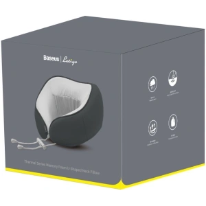 Baseus Thermal Series Memory Foam Neck Pillow (dark grey)