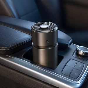 Baseus Auto-Lufterfrischer Breeze Fan Air mit Formaldehyd-Reinigungsfunktion, mit wiederaufladbarer Batterie (schwarz)