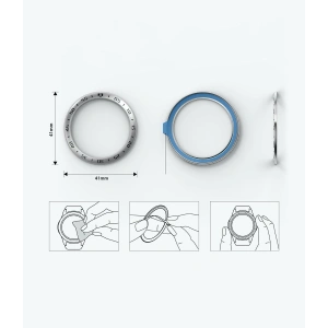 Kup Nakładka Ringke Bezel Styling Samsung Galaxy Watch 3 41mm oțel inoxidabil argintiu GW3-41-01 - RGK1248SSLV - {ean13} - Sklep Home Screen