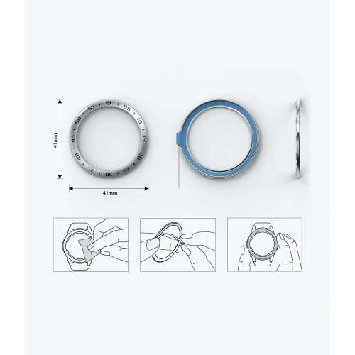 Kup Nakładka Ringke Bezel Styling Samsung Galaxy Watch 3 41mm stal nierdzewna srebrna GW3-41-01 - RGK1248SSLV - {ean13} - Sklep Home Screen