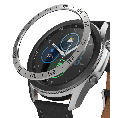 Kup Nakładka Ringke Bezel Styling Samsung Galaxy Watch 3 45mm stal nierdzewna srebrna GW3-45-01 - RGK1247SSLV - {ean13} - Sklep Home Screen