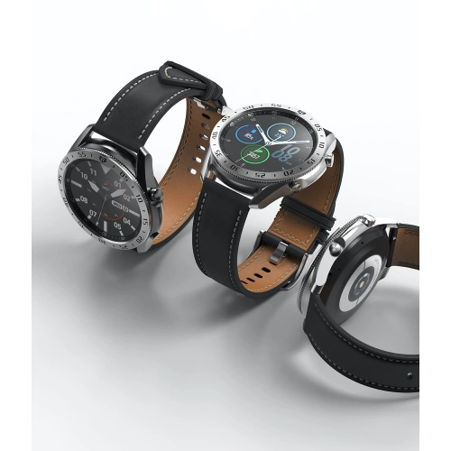 Buy Ringke Bezel Styling Samsung Galaxy Watch 3 45mm Stainless Steel Silver GW3-45-01 - RGK1247SSLV - {ean13} - Home Screen Store Europe