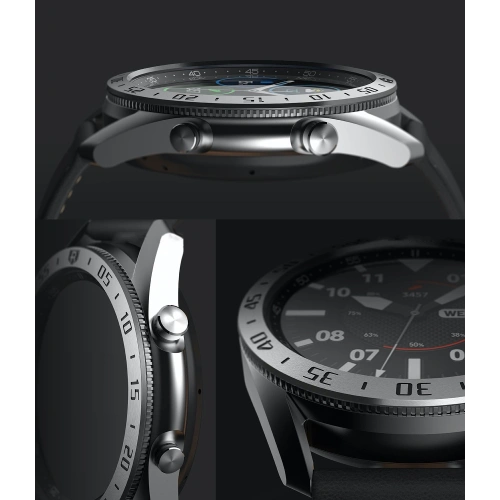 Buy Ringke Bezel Styling Samsung Galaxy Watch 3 45mm Stainless Steel Silver GW3-45-01 - RGK1247SSLV - {ean13} - Home Screen Store Europe
