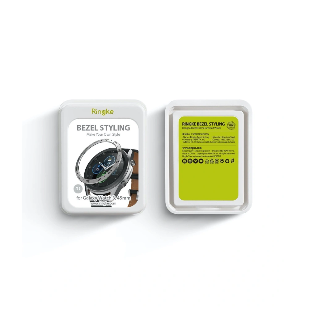 Nakładka stalowa Ringke Samsung Galaxy Watch 3 45mm - Home Screen