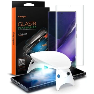 Kup Sticlă călită cu adeziv UV Spigen Glas.TR Platinum Samsung Galaxy Note 20 Ultra - SPN1237 - {ean13} - Sklep Home Screen