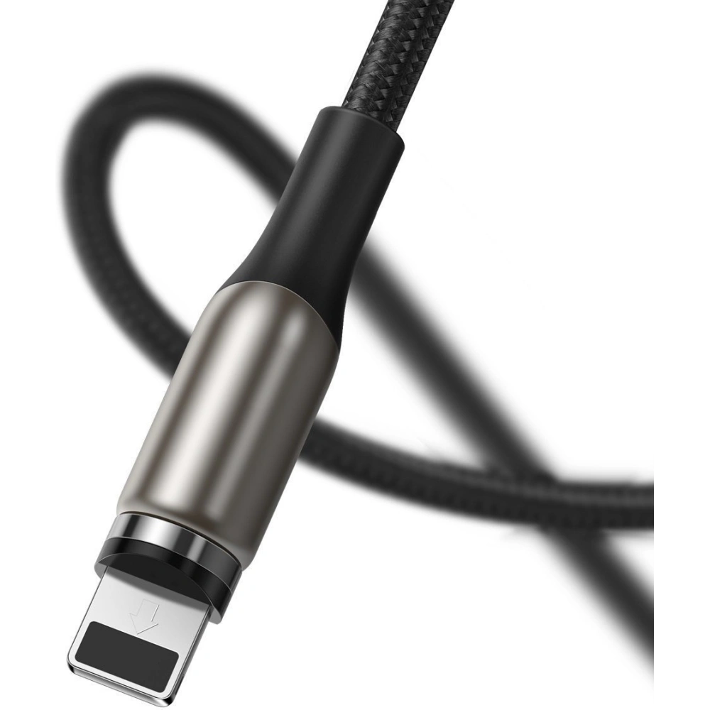 Kabel magnetyczny Lightning Baseus Zinc 1.5A 2m (czarny)