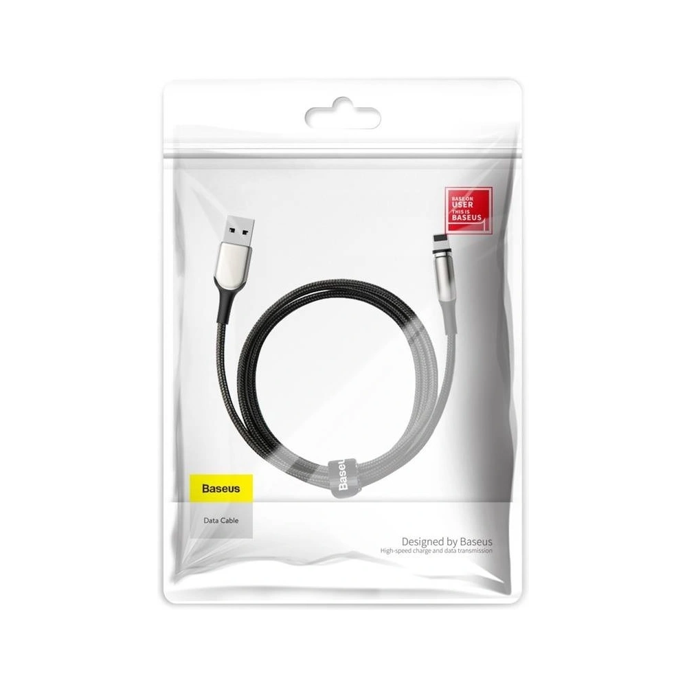 Kabel magnetyczny Lightning Baseus Zinc 1.5A 2m (czarny)