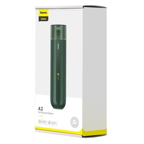 Buy Baseus A2 Cordless Car Vacuum Cleaner 5,000Pa (green) - BSU1733GRN - {ean13} - Home Screen Store Europe
