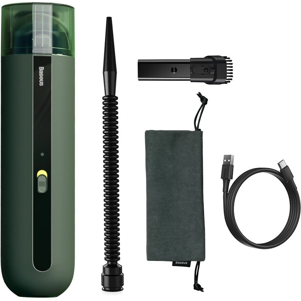 Bezprzewodowy odkurzacz samochodowy Baseus A2 5000Pa (zielony)