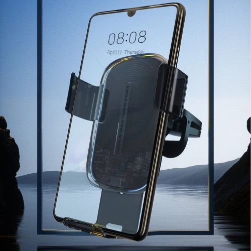 Buy Baseus Explore Gravity Car Mount with Wireless Charger 15W (black) - BSU1734BLK - {ean13} - Home Screen Store Europe