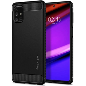 Kup Etui Spigen Rugged Armor Samsung Galaxy M31s Matte Black - SPN1238BLK - {ean13} - Sklep Home Screen