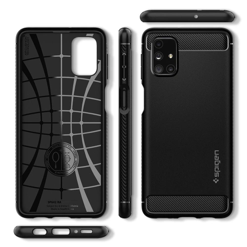 Kup Etui Spigen Rugged Armor Samsung Galaxy M31s Matt Fekete - SPN1238BLK - {ean13} - Sklep Home Screen